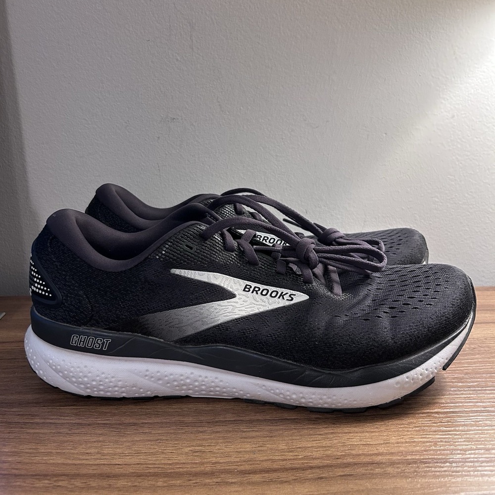 Brooks Ghost 16 Shoes Men's 11.5 D Black Grey Road Running Shoes No Soles